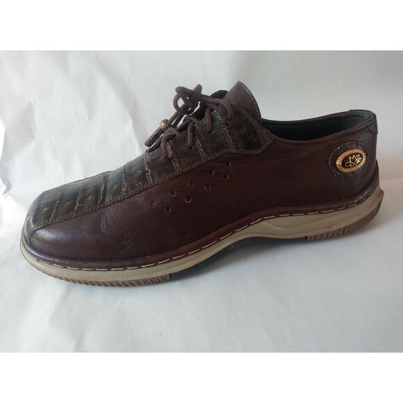 MAX LEATHER Genuine Crocodile size 9.5 color brown USA main image 8